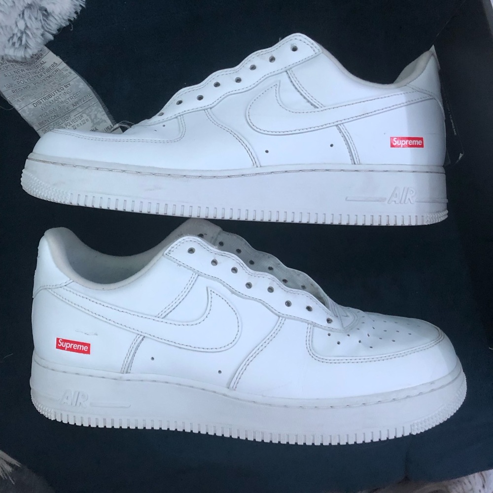 Supreme Air Force 1s White (pre-owned)